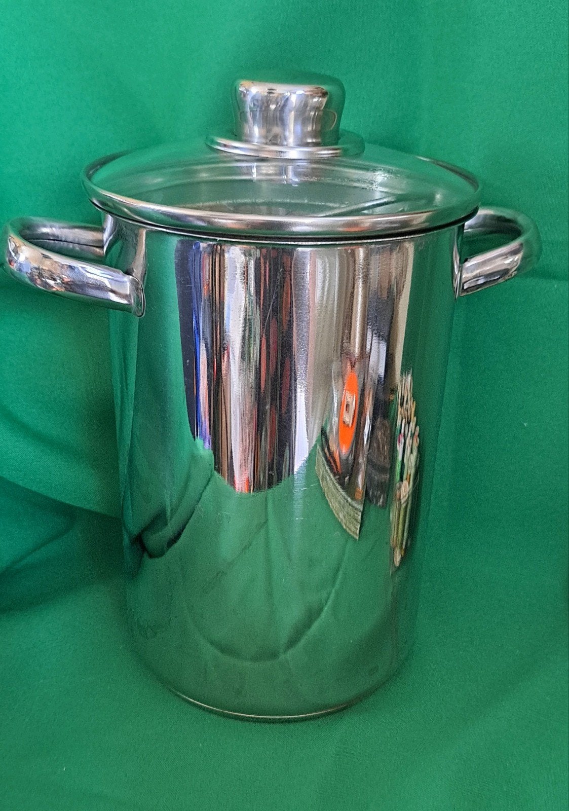 ZGAN Asperge Pan - RVS Kookpan met Glazen Deksel, Onbekend, Ophalen of Verzenden, Zo goed als nieuw, Rvs