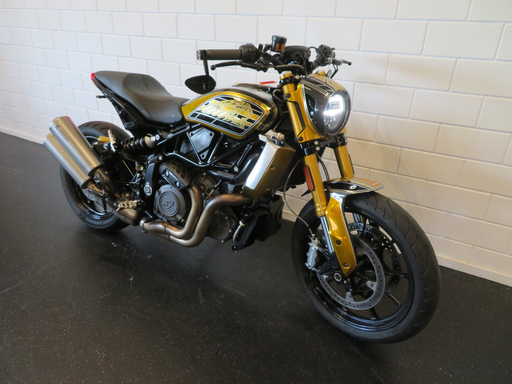 Indian FTR 1200 S RACE REPLICA PERFECT! (bj 2020), Motoren, INDIAN, Naked bike, Gebruikt, Bedrijf