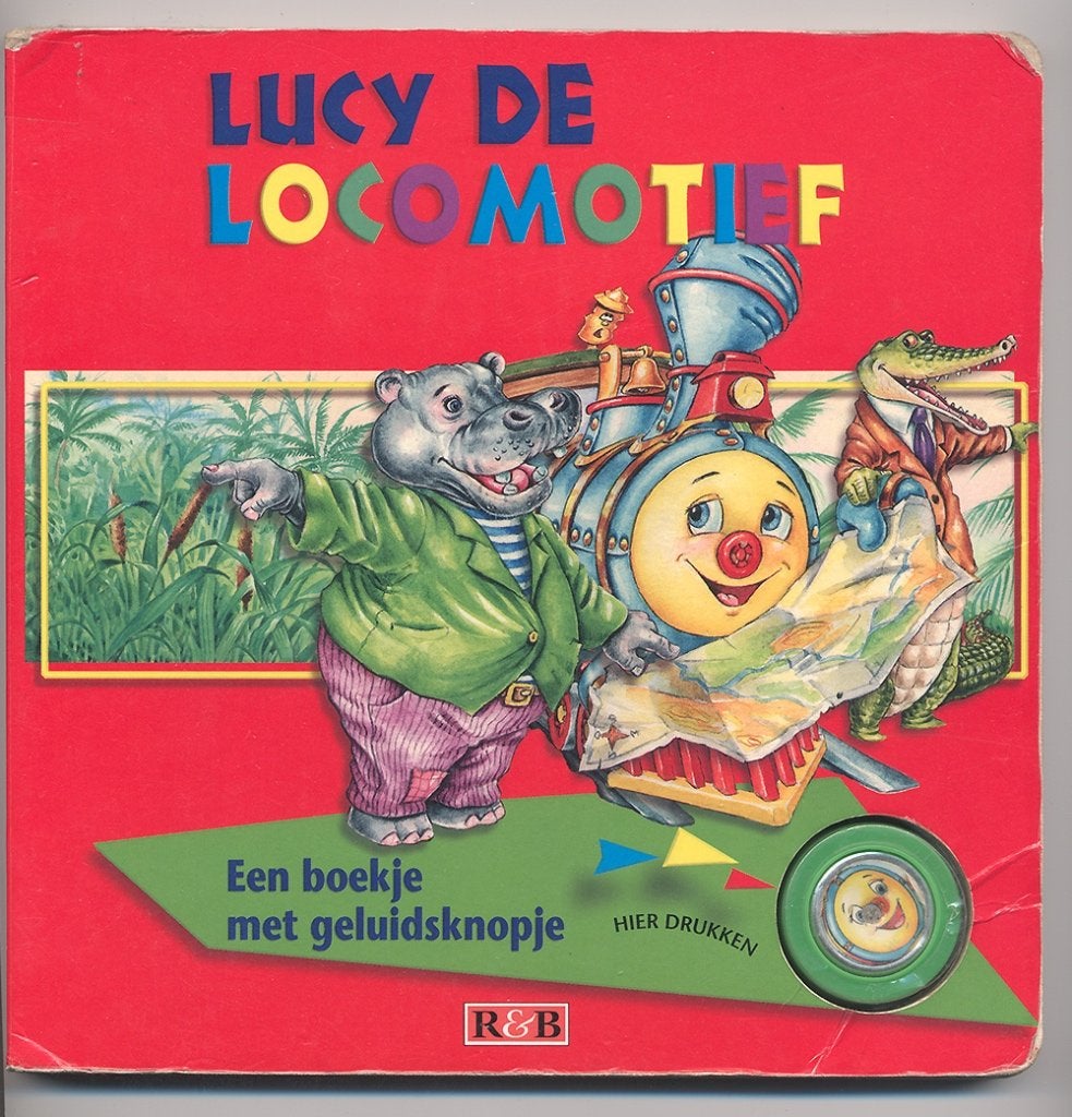 Lucy de locomotief - Met geluidsknopje - trein wereldreis, Boeken, Fictie algemeen, Jongen of Meisje, Ophalen of Verzenden, Voorleesboek