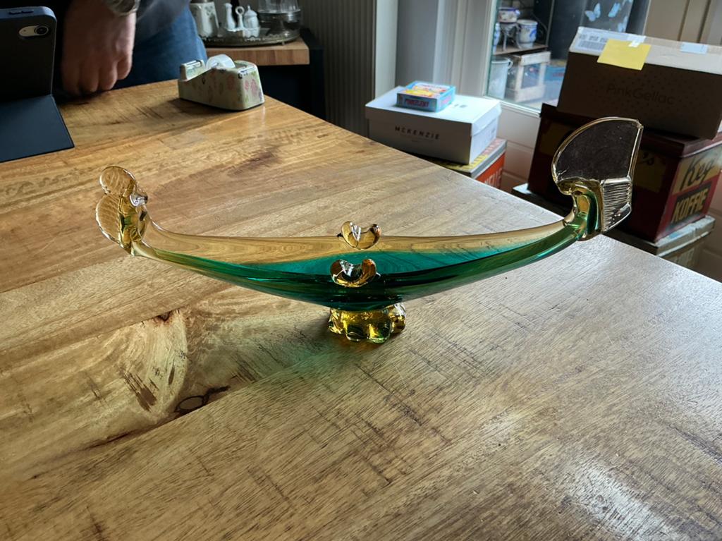 Murano glas Gondel, Ophalen of Verzenden