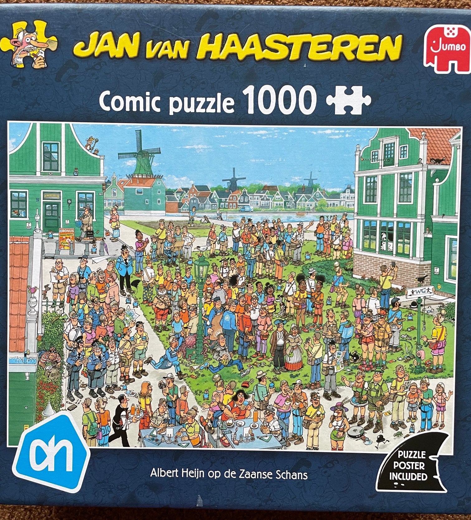 Jan van Haasteren legpuzzel 1000 stukjes, Hobby en Vrije tijd, Denksport en Puzzels, Ophalen, 500 t/m 1500 stukjes, Zo goed als nieuw