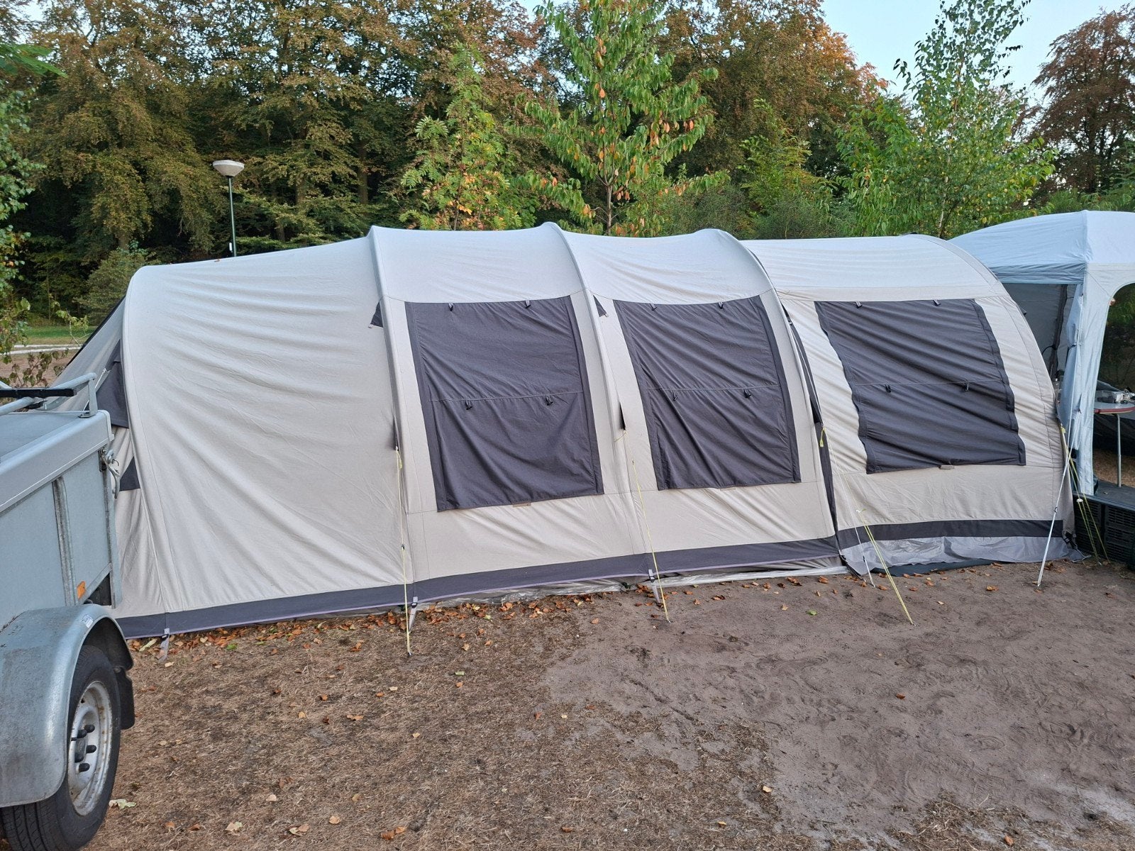 Bagagewagen + tent en toebehoren, Caravans en Kamperen, Tenten, Ophalen, Zo goed als nieuw, Tot en met 4