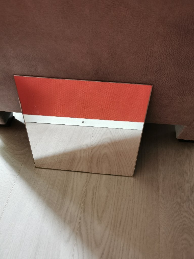 Wand spiegeltje, Ophalen, Minder dan 50 cm, Gebruikt, Vierkant