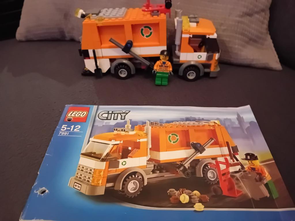 Lego City Vuilniswagen 7991, City, Lego, Ophalen of Verzenden, Complete set