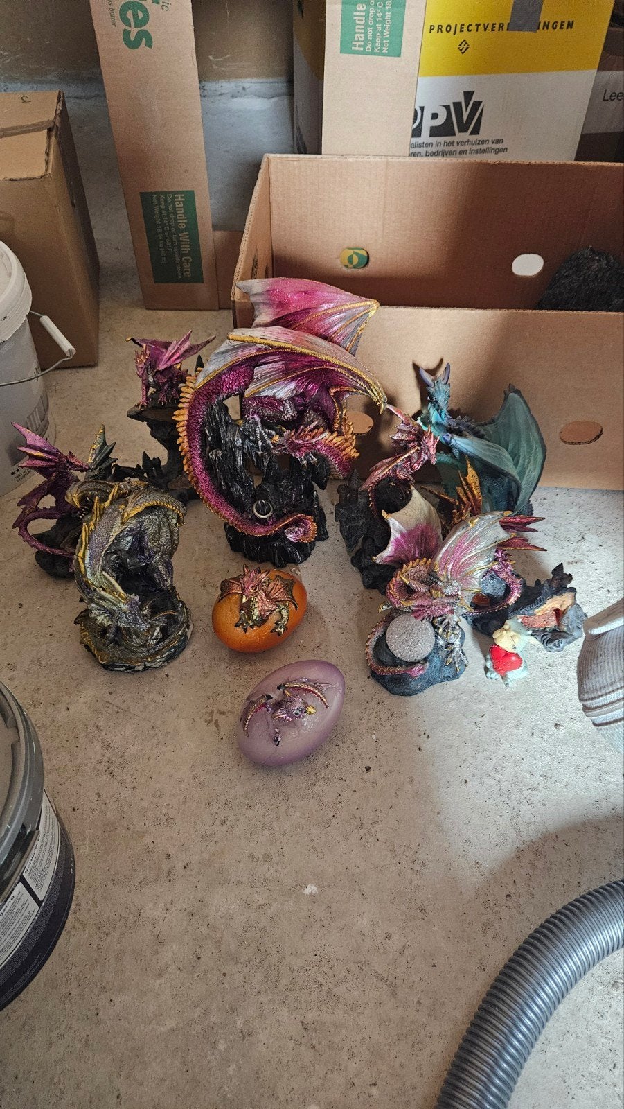 Draken beeldjes collectie - Fantasy decoratie, Ophalen, Gebruikt