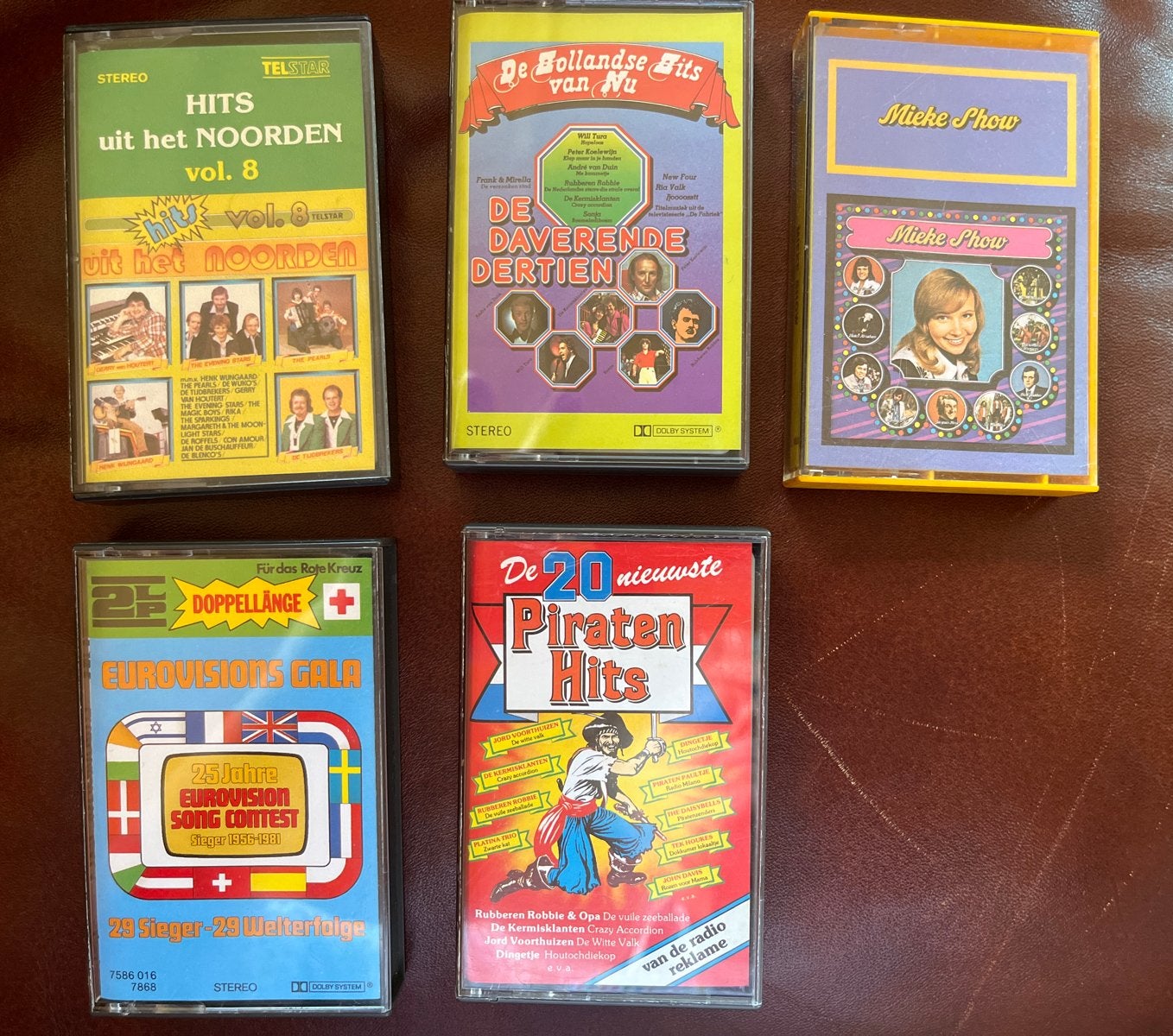 Diverse Cassettebandjes: Eurovisions Gala, Piraten Hits & Me, Gebruikt, 2 t/m 25 bandjes, Ophalen of Verzenden, Voorbespeeld