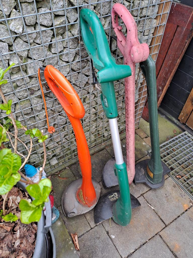Verschilende grastrimmers te koop, Ophalen, Elektrisch