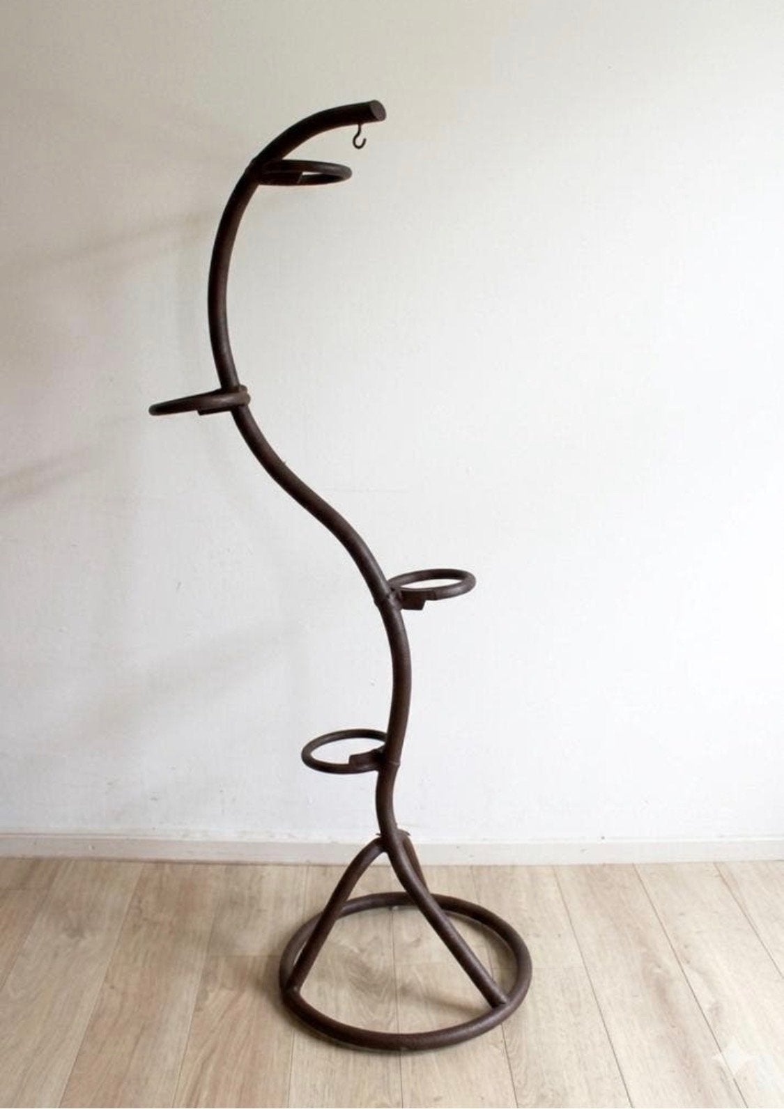 Vintage plantenstandaard, Ophalen, Gebruikt, Bruin, Vintage