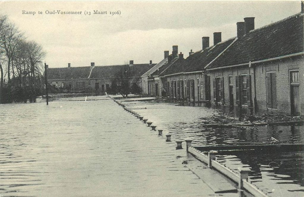 701-015-031 Oud-Vossemeer Ramp 1906, Verzenden, Voor 1920, Zeeland