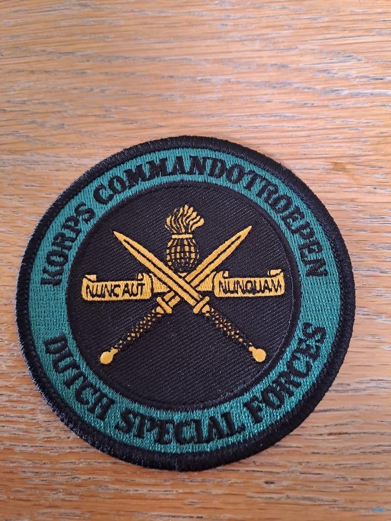 Korps Commandotroepen Dutch Special Forces embleem, Verzamelen, Onbekend, Ophalen of Verzenden, Onbekend, Onbekend