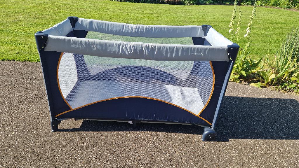 Camping kinderbedje te koop, Ophalen, Gebruikt, Reisbedje