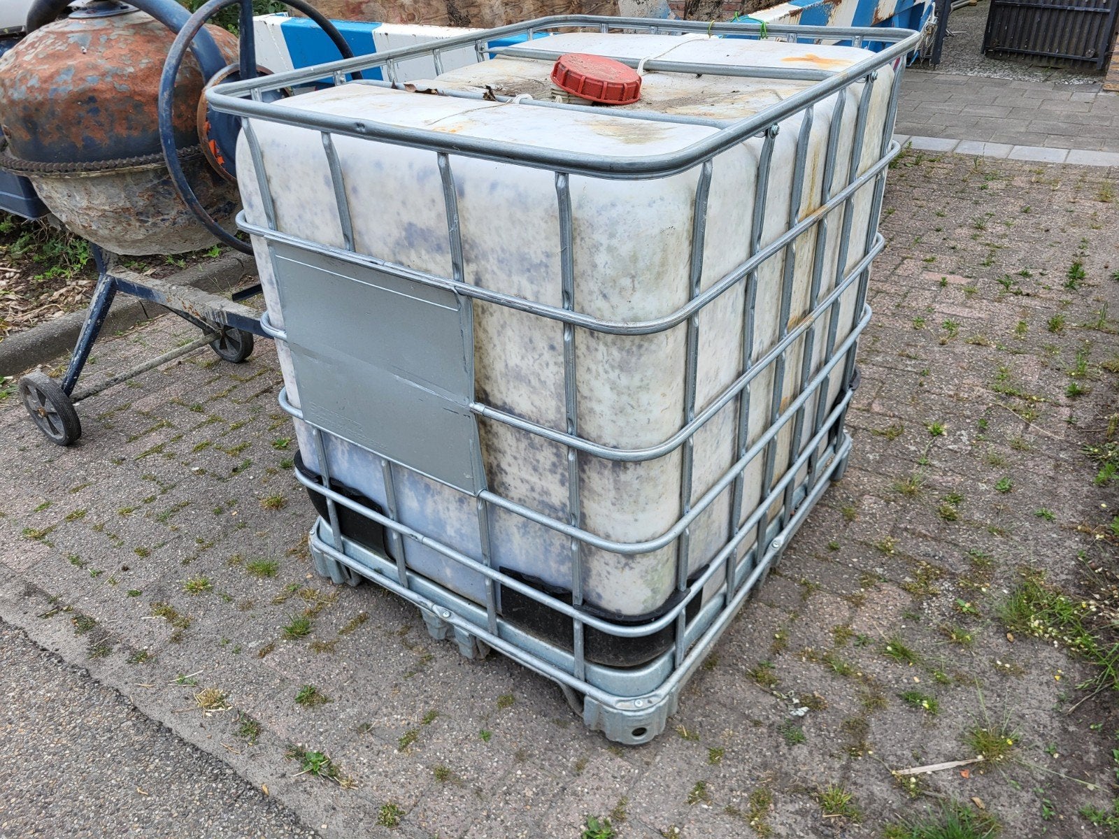 1000L Regenton / IBC-container voor regenwater, 150 liter of meer, Ophalen, Gebruikt, Kunststof