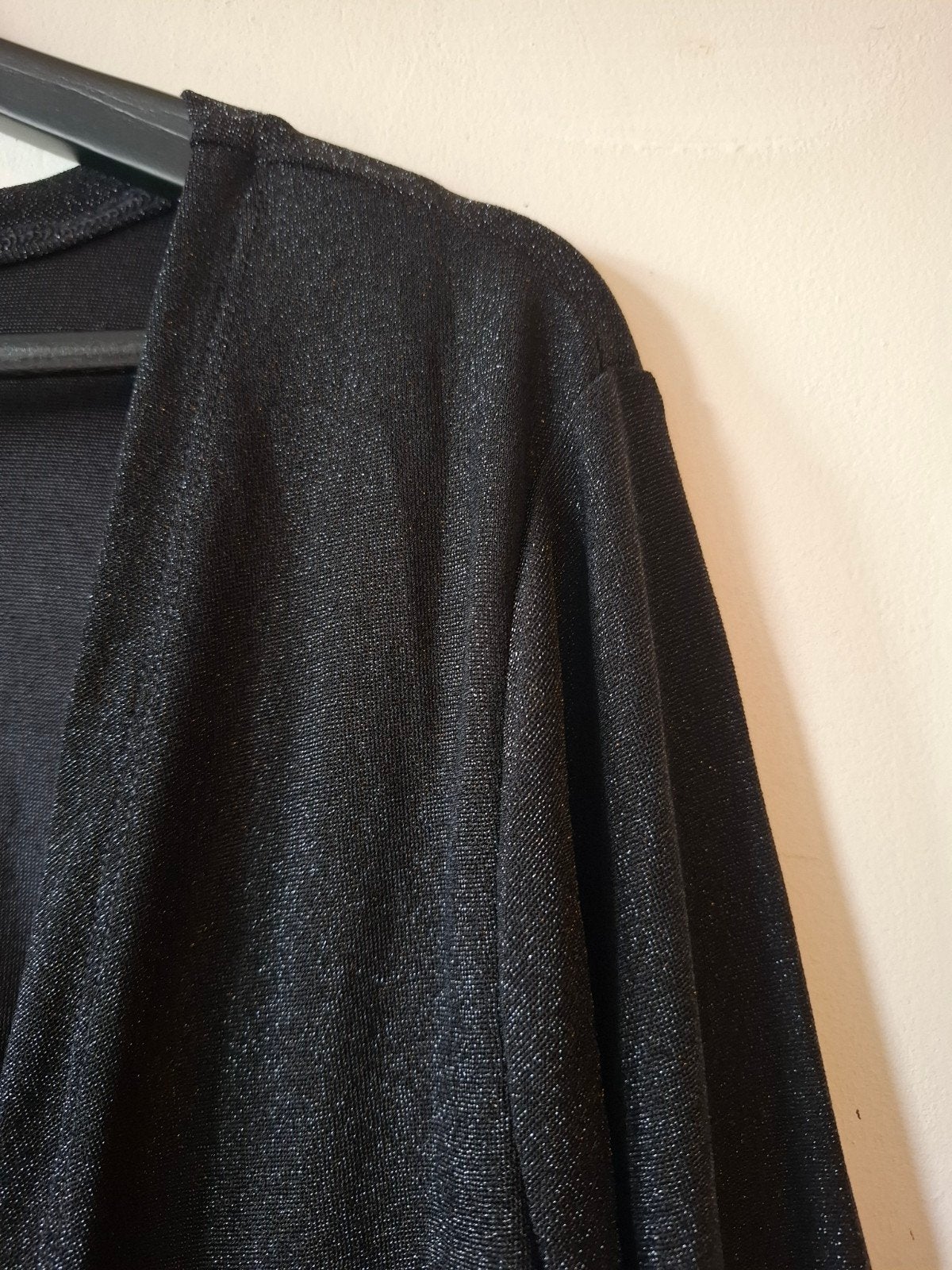 Ze-Ze zwart lurex bolerootje maat: S/36, Zwart, Maat 42/44 (L), Ophalen of Verzenden, Nvt