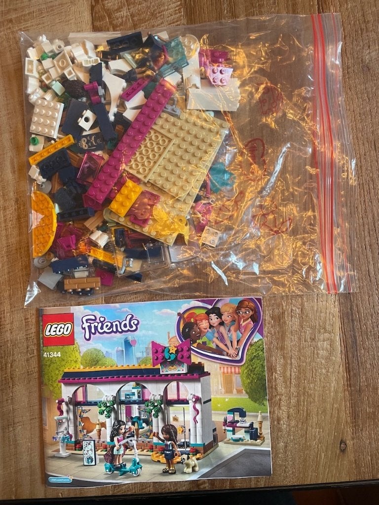 lego friends 41344 Andrea's accessoire winkel, Lego, Friends, Ophalen of Verzenden, Zo goed als nieuw