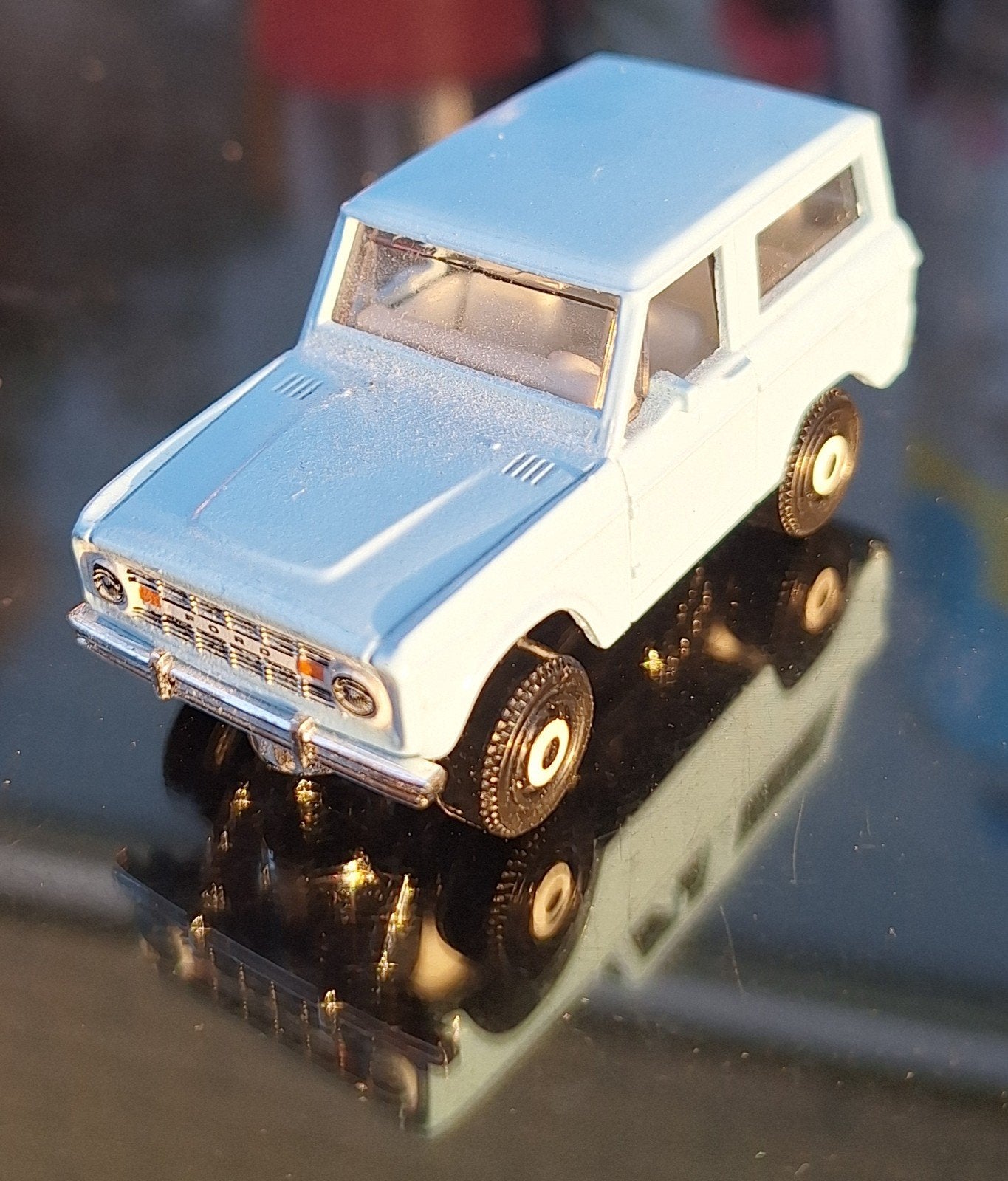 Matchbox -1970 ford bronco, Ophalen of Verzenden, Zo goed als nieuw, Auto