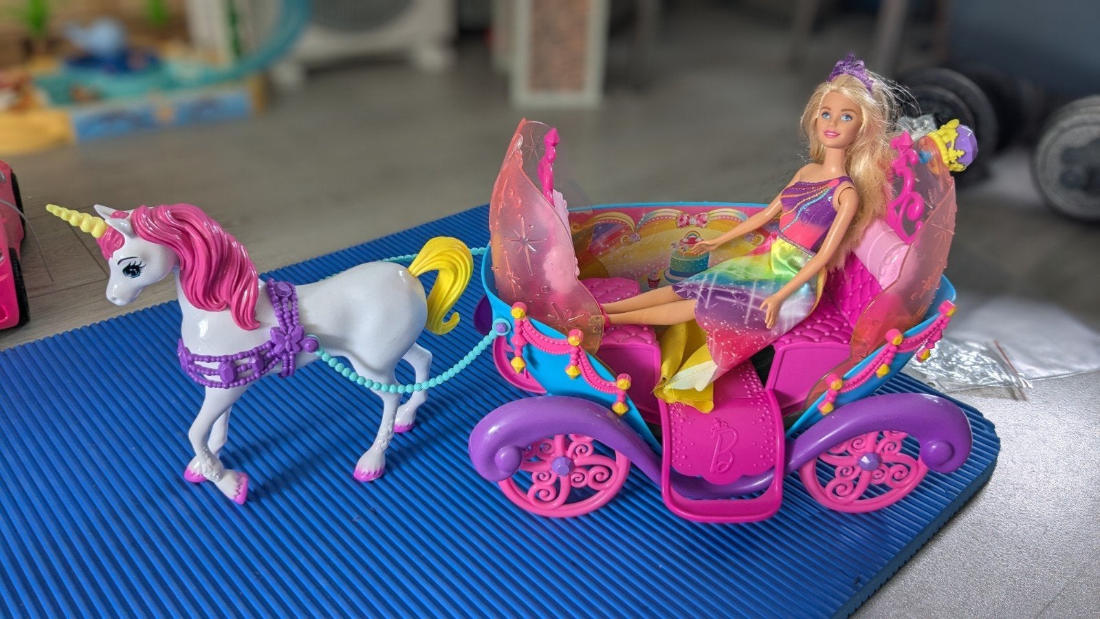 Barbie Koets, Kinderen en Baby's, Ophalen of Verzenden, Gebruikt, Barbie