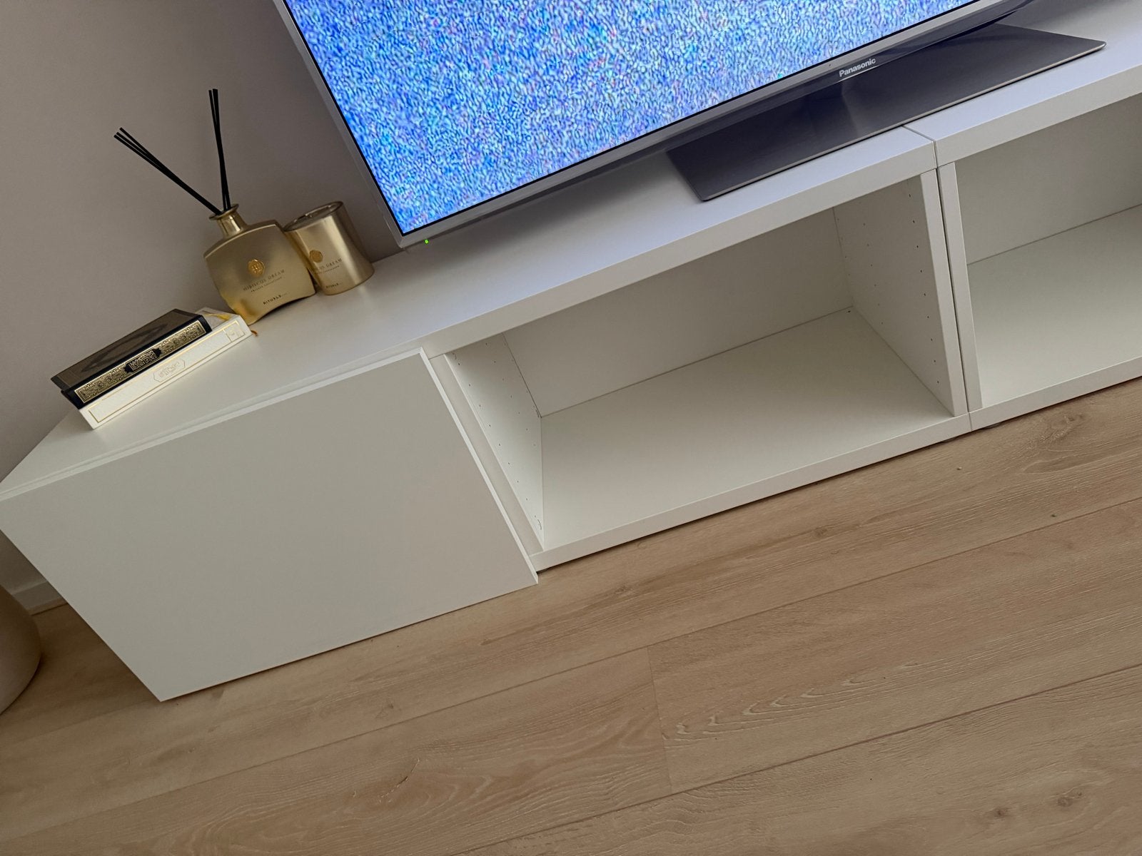 IKEA Besta TV-meubel met Lappviken deuren, Ophalen, Gebruikt, 150 tot 200 cm, Minder dan 100 cm