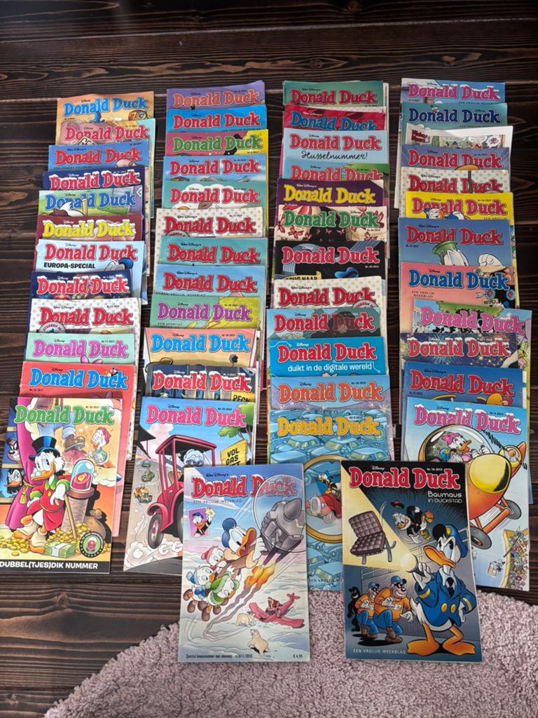 50 Donald Duck tijdschriften, Boeken, Meerdere comics, Ophalen of Verzenden, Nieuw, Europa