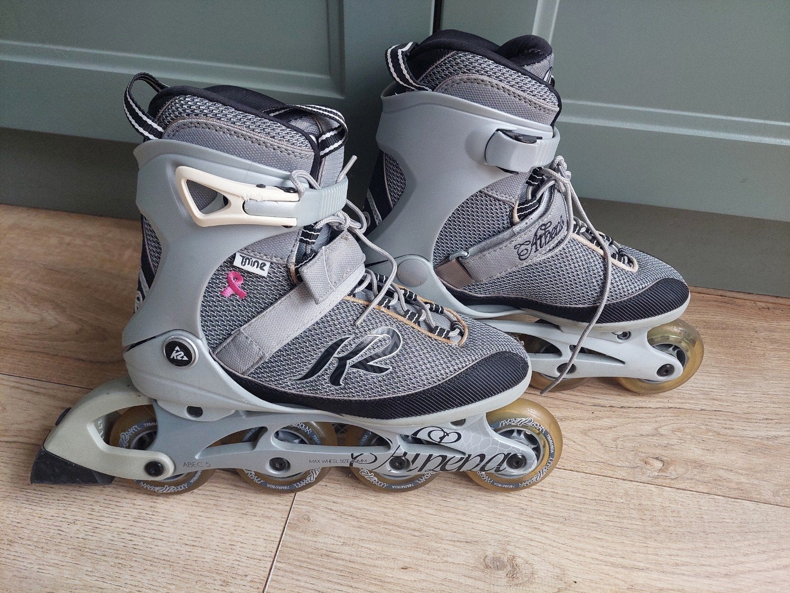 Athena skates - Maat 38, Sport en Fitness, Skeelers, K2, Gebruikt, Ophalen of Verzenden, Inline skates 4 wielen