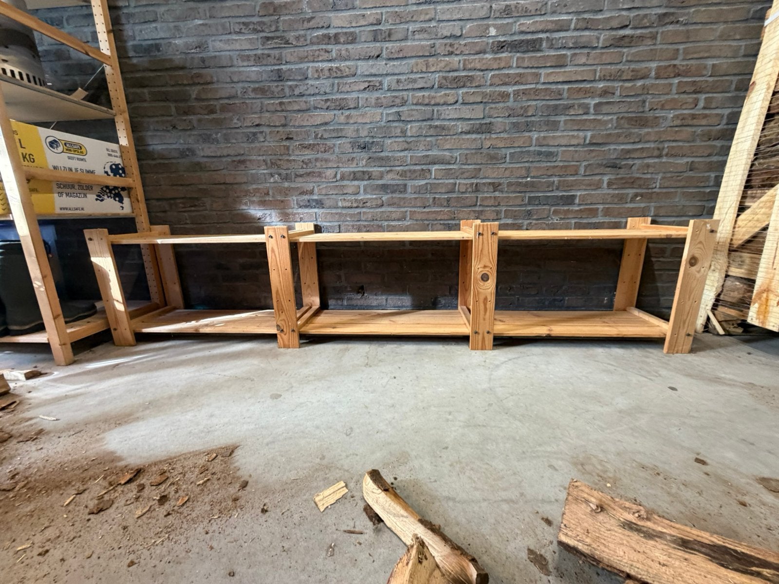 Drie elementen ikea lage kast., Ophalen of Verzenden, Gebruikt
