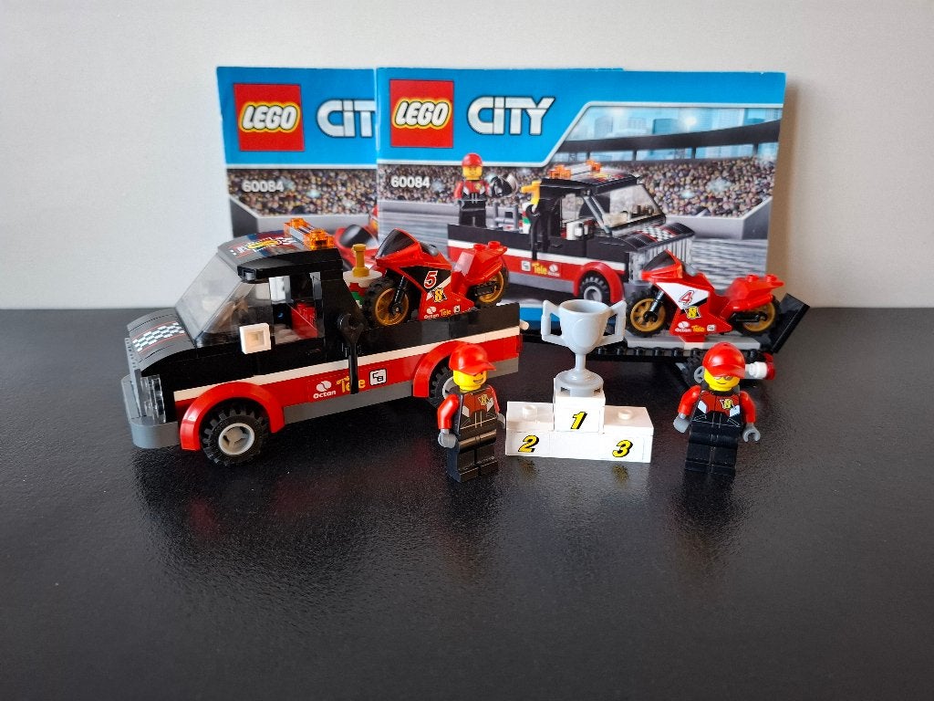 Lego 60084 - City Racemotor Transport, City, Lego, Ophalen of Verzenden, Complete set