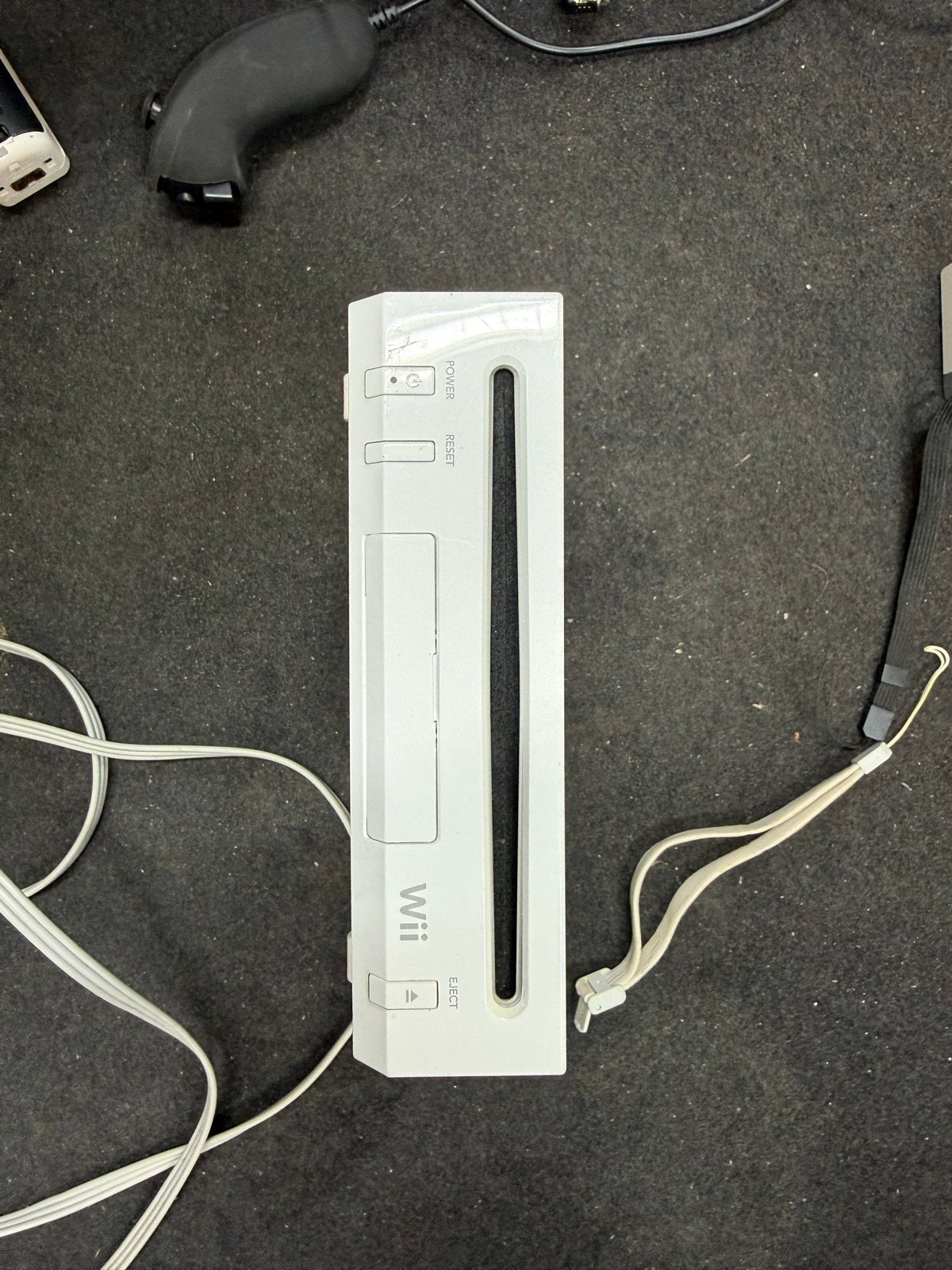 Wii Console met Controller en Accessoires, Ophalen, Gebruikt, Met 2 controllers, Met stuurtje