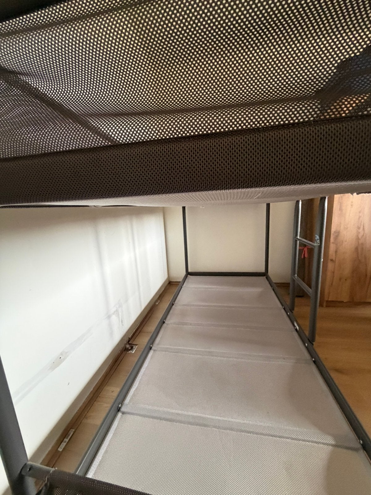 Bed twee verdiepingen, Ophalen, Zo goed als nieuw, Tweepersoons, Hoogslaper