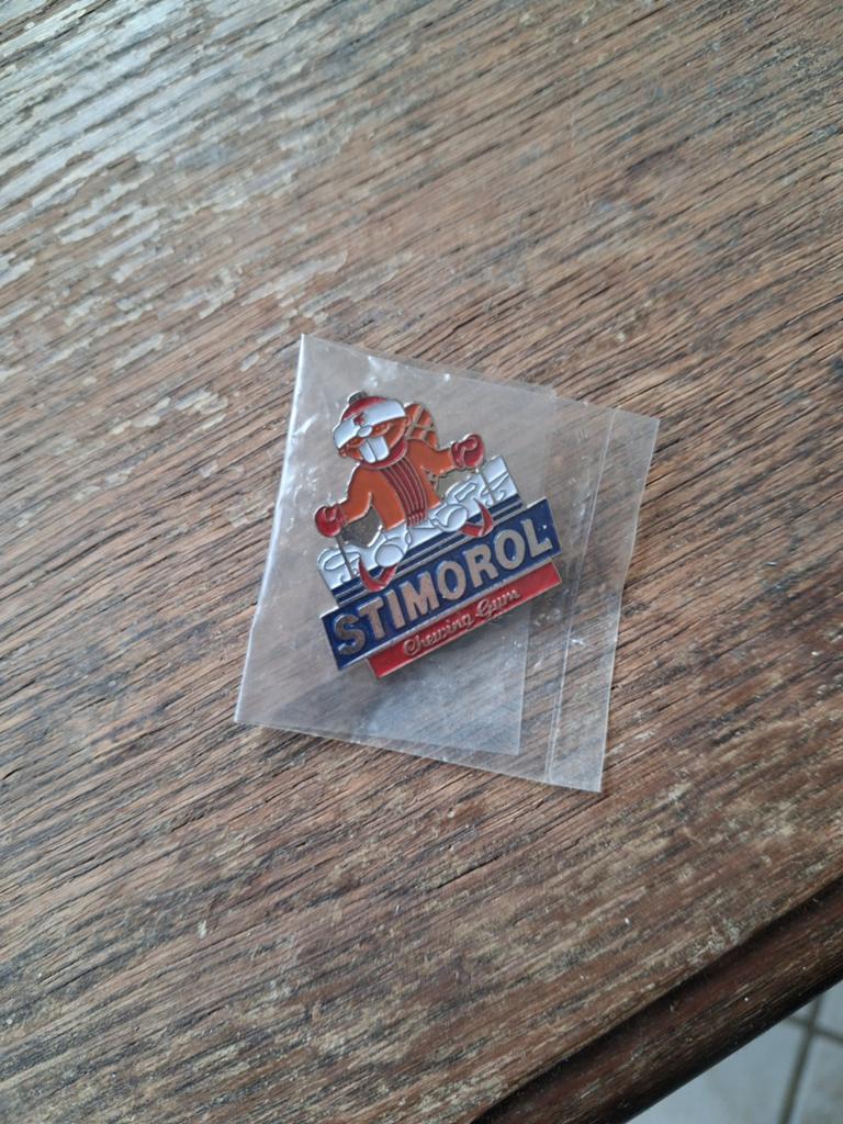 Vintage Stimorol Chewing Gum Pin - Nieuwstaat, Ophalen of Verzenden