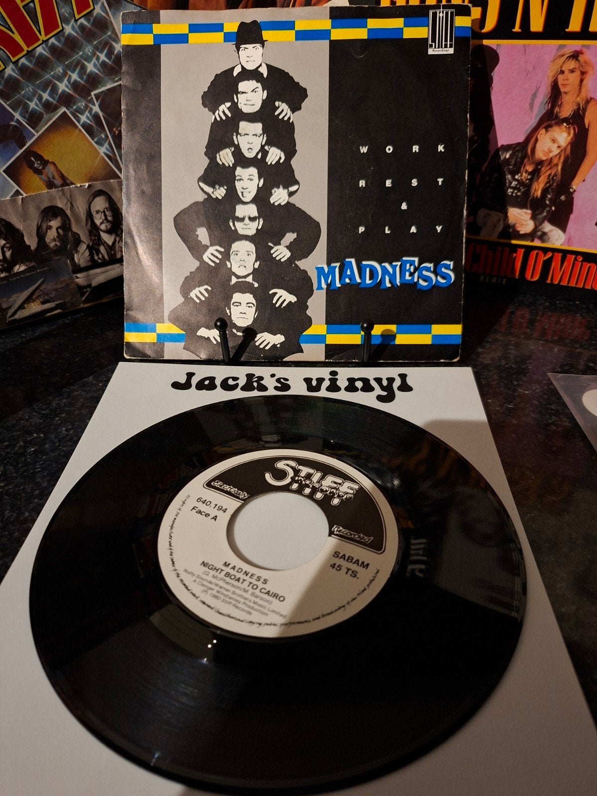 Madness - Night Boat to Cairo 7 inch vinyl single 1980, Gebruikt, 7 inch, Ophalen of Verzenden, Fotohoes