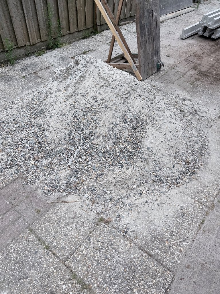 Zand met stenen, Tuin en Terras, Zand, Ophalen, Nieuw, Betonzand