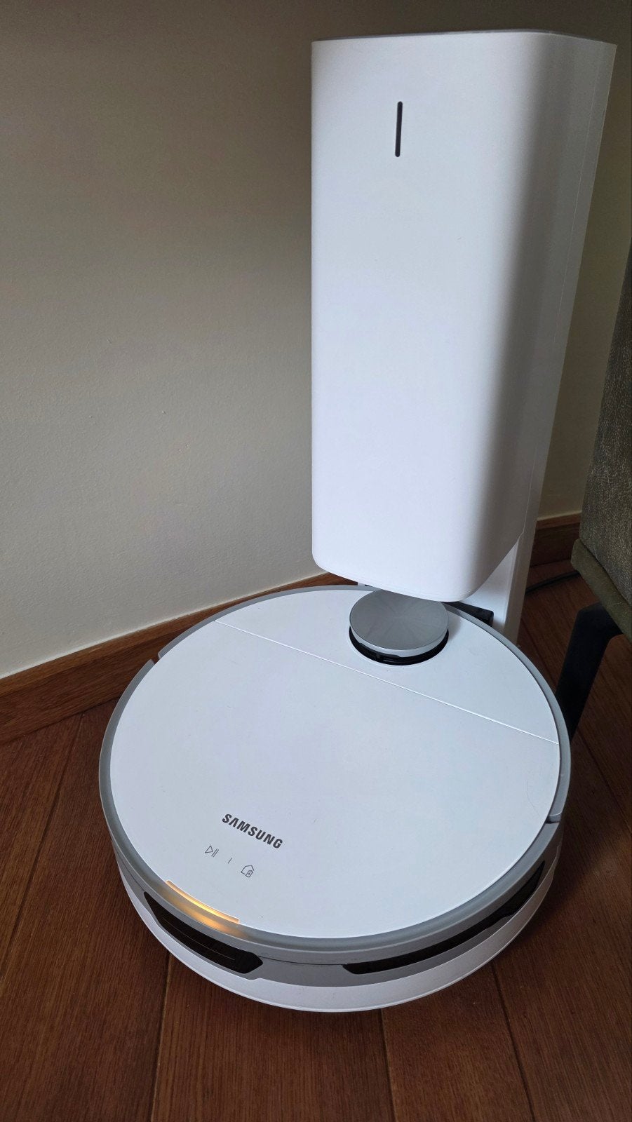 Samsung Jet Bot+ Robotstofzuiger met Leegstation, Witgoed en Apparatuur, Geschikt voor tapijt, Ophalen of Verzenden, Robotstofzuiger