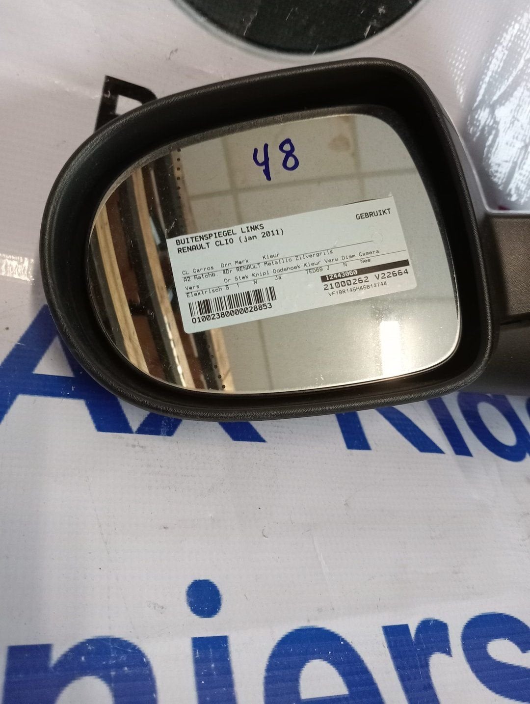 Renault Clio buitenspiegel links 2011, Auto-onderdelen, Spiegels, Gebruikt, -, Renault, -