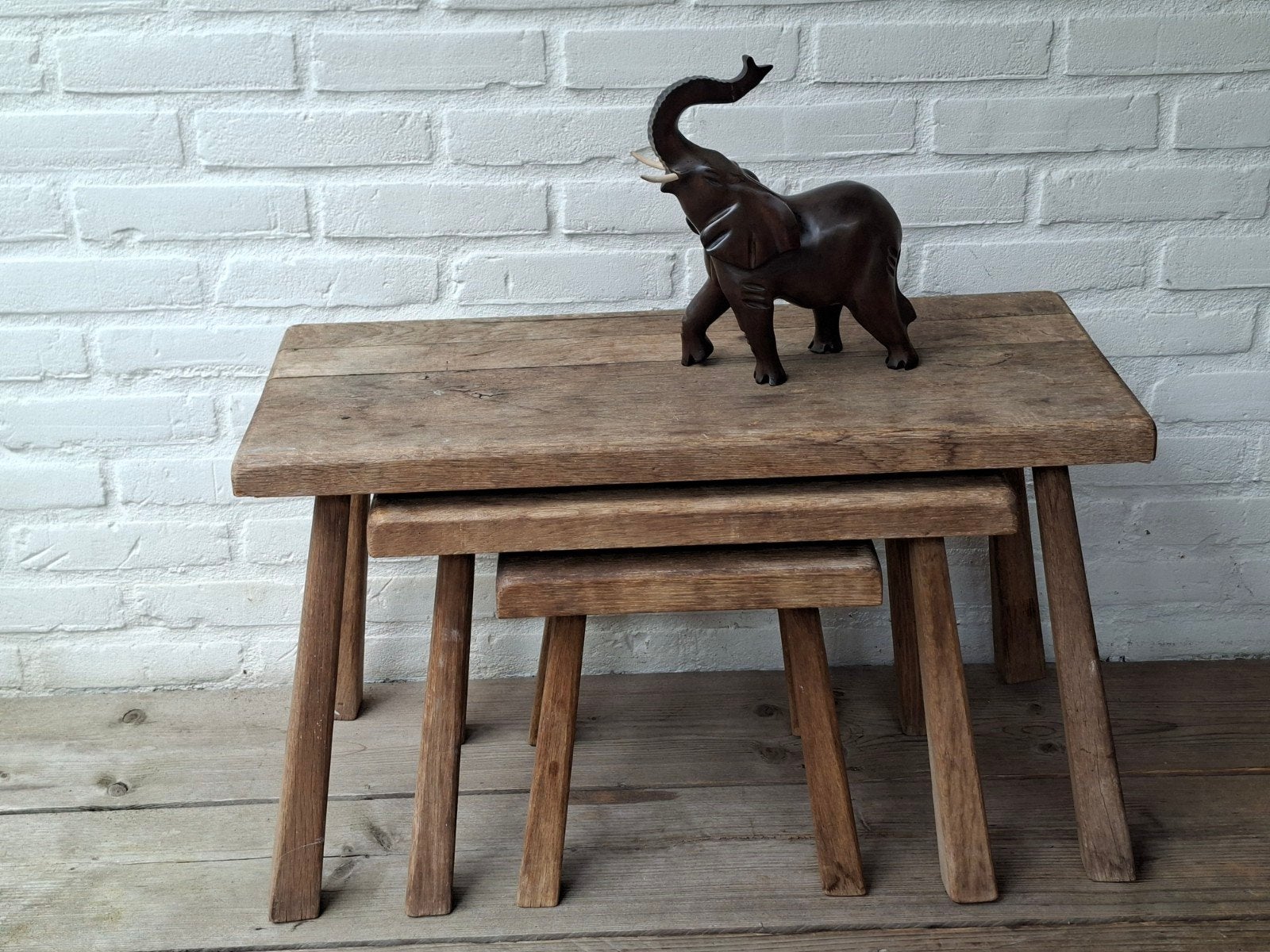 Vintage retro mimiset robuust antiek zeldzaam mooi Brocante., Antiek en Kunst, Ophalen