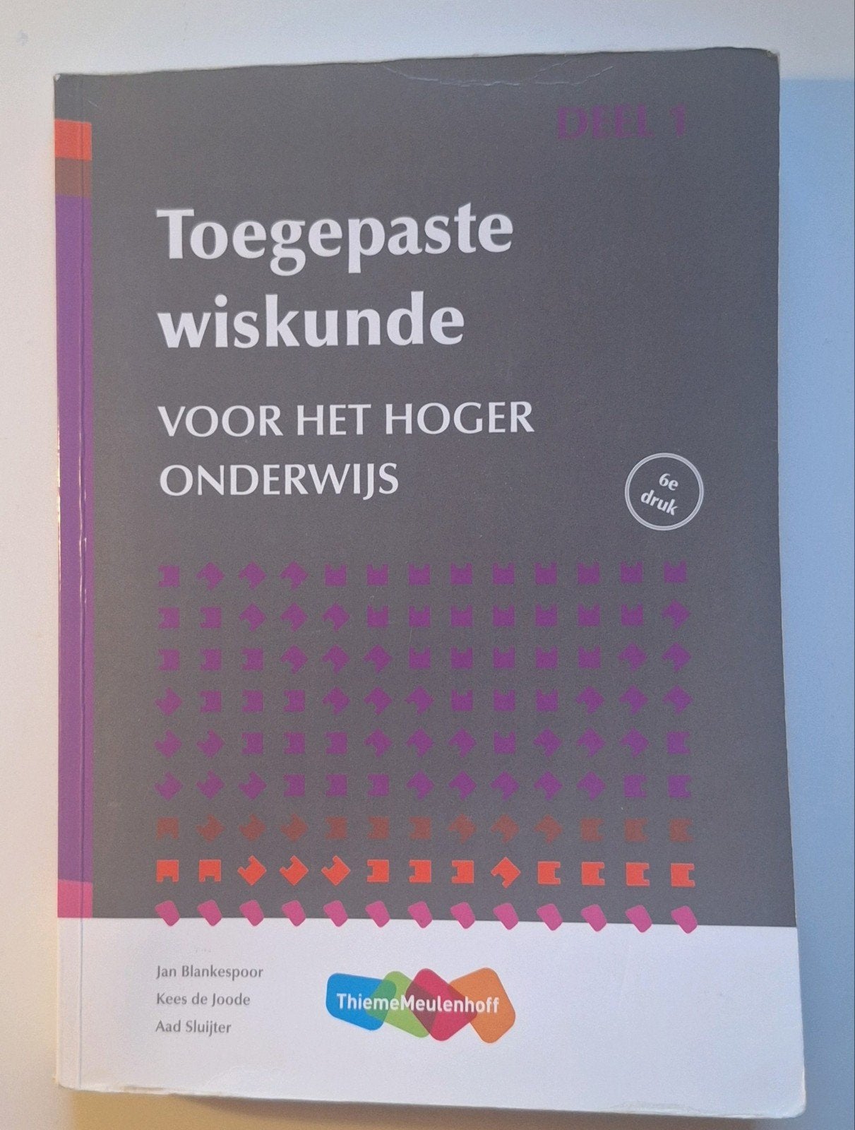 Toegepaste wiskunde HBO 6e druk deel 1 - ThiemeMeulenhoff, Zo goed als nieuw, Jan Blankespoor, Kees de Joode, Aad Sluijter, Beta