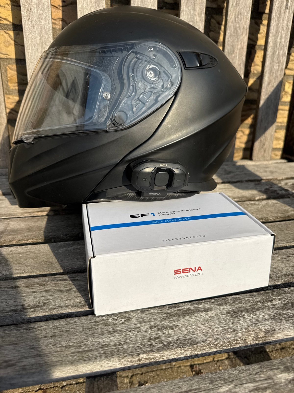 Sena SF1 Motorcycle Bluetooth Headset, Ophalen of Verzenden, Zo goed als nieuw