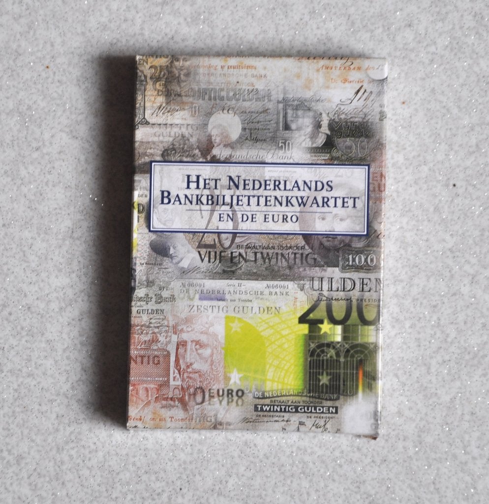 Het  Nederlands  Bankbiljettenkwartet en de  Euro  -  Nieuw!, Ophalen of Verzenden, Zo goed als nieuw, Kwartet(ten)