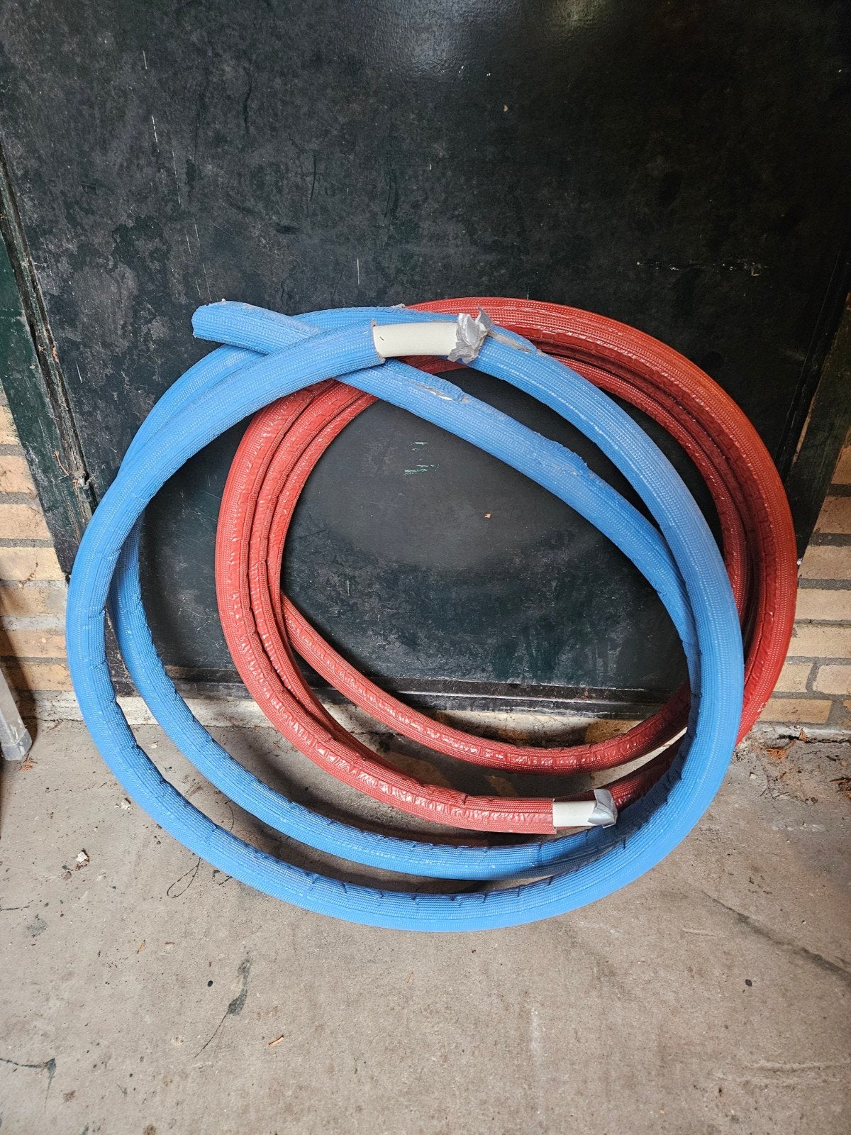 Henco geïsoleerde buizen 26mm (rood en blauw), Overige materialen, 6 meter of meer, Overige typen, Zo goed als nieuw