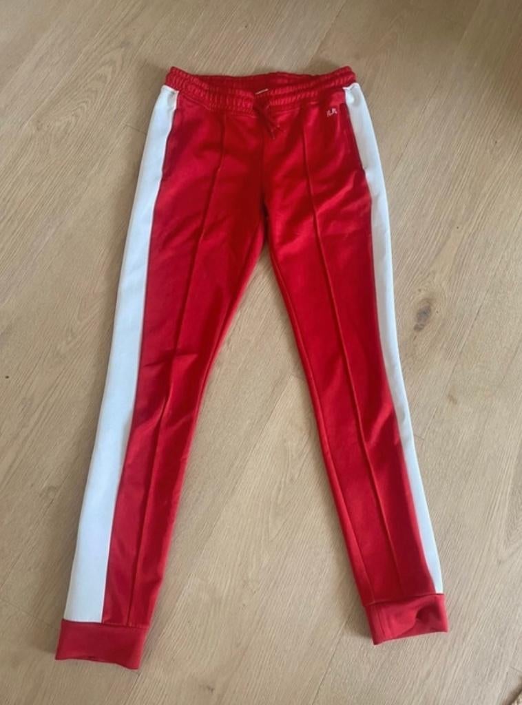 Nik&Nik 164 broek pants rood wit witte rode trackpants, Kinderen en Baby's, Kinderkleding | Maat 164, Broek, Nik&Nik, Zo goed als nieuw