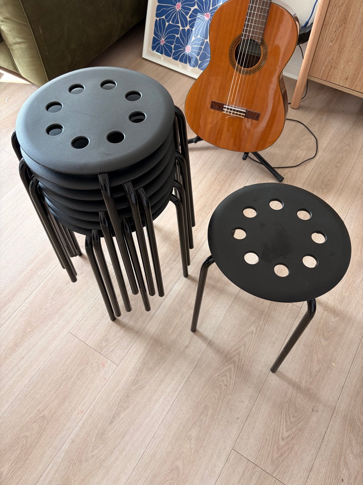 4 x IKEA Marius krukken - Zo goed als nieuw, Ophalen, Zwart, Zo goed als nieuw, Metaal