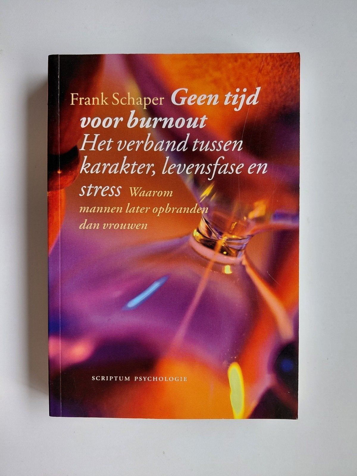 F. Schaper - Geen tijd voor burnout, Ophalen of Verzenden, F. Schaper, Ontwikkelingspsychologie, Zo goed als nieuw
