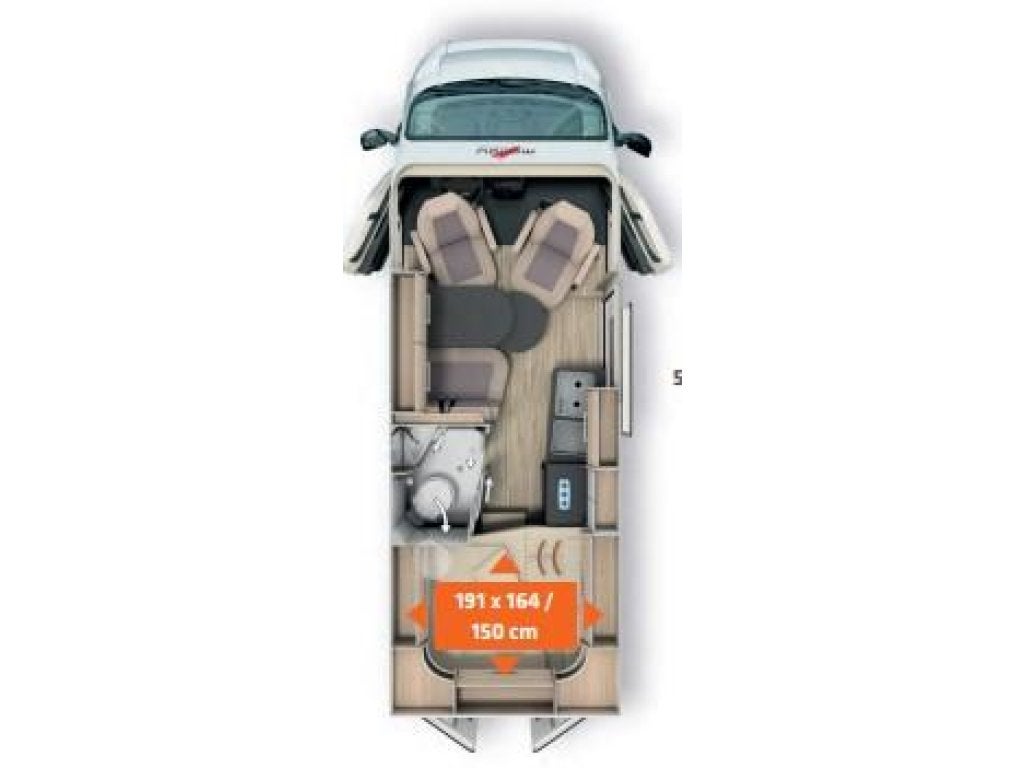 Malibu Diversity GT Skyview 600 DB K Dwarsbed, Caravans en Kamperen, Campers, Elektrische ramen, Douche, Malibu, Fiat