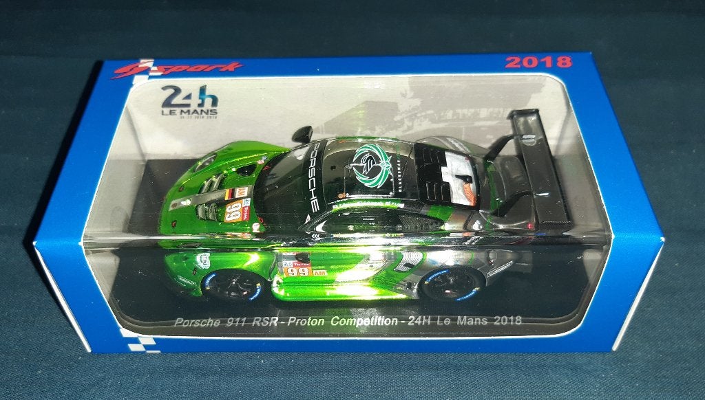 Spark S7045 1:43 Porsche 911 GT3 Le Mans 2018, Verzenden, Nieuw, Auto, Overige merken
