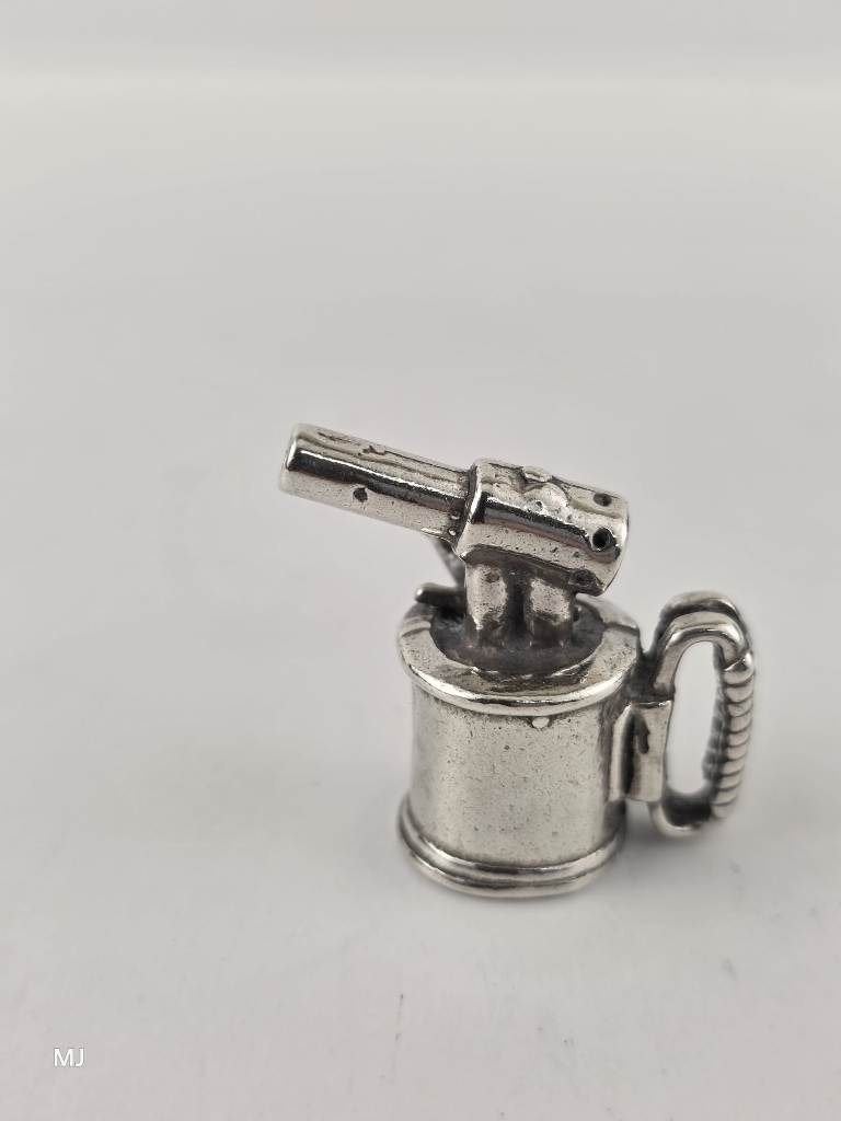Zilveren miniatuur Strijkijzer                          Z206, Ophalen of Verzenden, Zilver