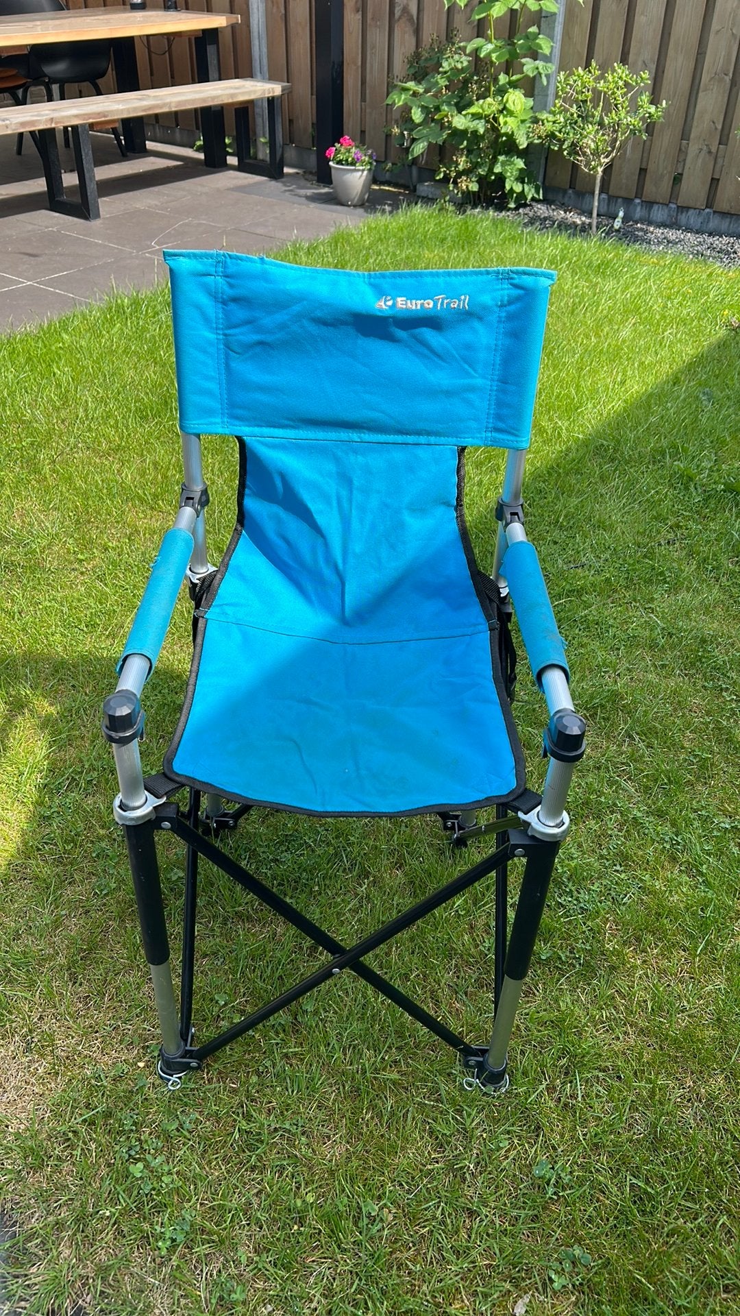 Eurotrail camping kinderstoel - moet gewassen worden, Ophalen of Verzenden, Gebruikt, Campingstoel
