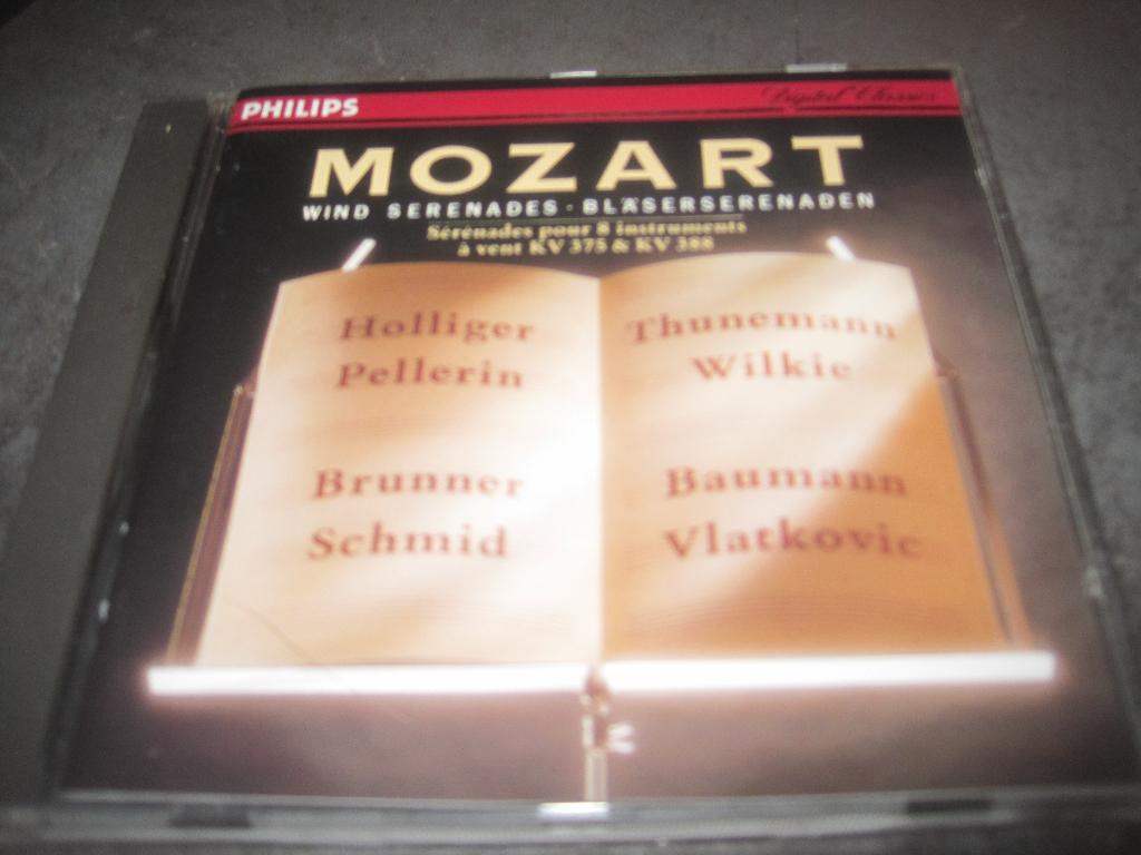 Mozart Wind Serenades hobo klarinet fagot hoorn Philips, Cd's en Dvd's, Ophalen of Verzenden, Classicisme, Zo goed als nieuw, Kamermuziek