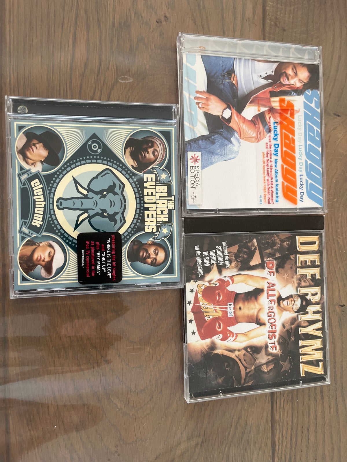 CD-collectie: The Black Eyed Peas, Shaggy, De Heideroosjes, Ophalen of Verzenden, Gebruikt, Album, Inclusief doosje