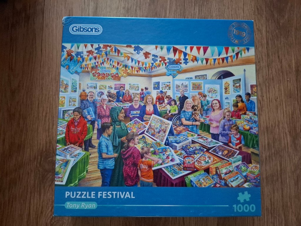 Puzzle Festival - GIBSONS Puzzel - 1000 Stukjes, Ophalen of Verzenden, 500 t/m 1500 stukjes, Zo goed als nieuw, Legpuzzel