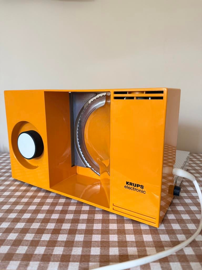 Vintage Krups snijmachine jaren 70, Huis en Inrichting, Keuken | Keukenbenodigdheden, Ophalen of Verzenden, Zo goed als nieuw
