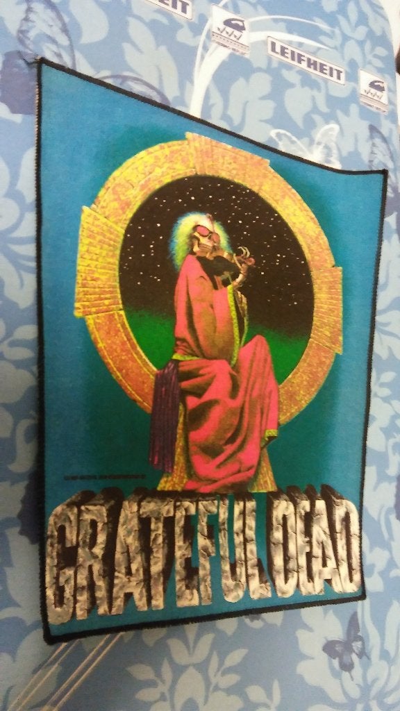 Grateful Dead vintage muziek backpatch back patch Grateful 2, Ophalen of Verzenden, Nieuw, Kleding