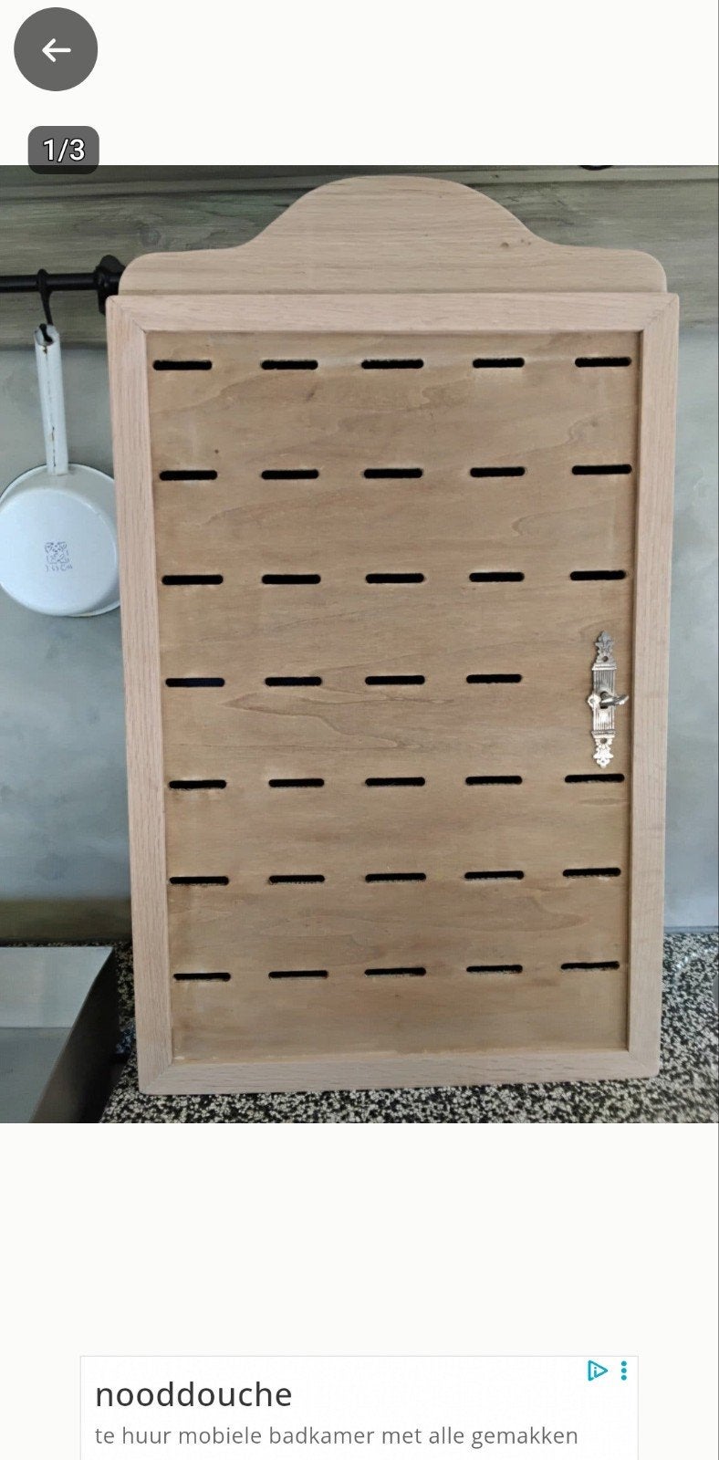 Houten spaarkas gezocht, Ophalen of Verzenden, Gebruikt